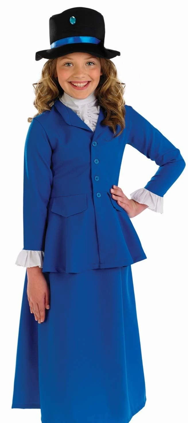 Costume Da Tata Vittoriana Per Bambini 5 Costume Da Tata Vittoriana Per Bambini - immagine 4