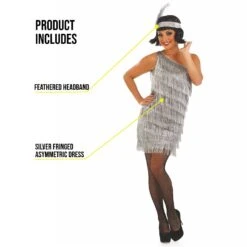 Vestito Charleston Argentato Donna 6 Vestito Charleston Argentato Donna -Vendite Morphsuits 02919c859c80f19d64d5ddb0684707cc6d33d4df66f8969338b5277f616ce9b5