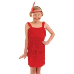 Kids Red Flapper Girl 20's Costume Dress 9 Kids Red Flapper Girl 20's Costume Dress -Vendite Morphsuits 03a7a5816b8e0c7fd1fa46cbff9056f95df3f8ea56a7ffd4af9d3846f9253f07