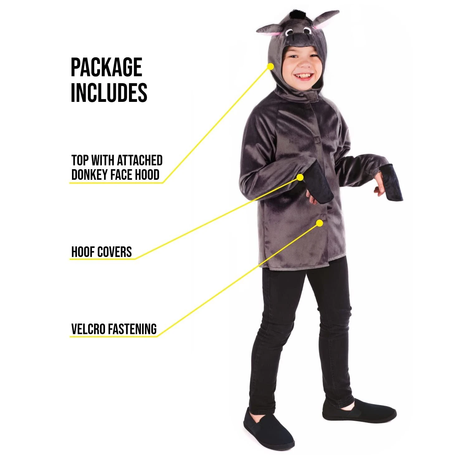 Costume Asino Bambini 4 Costume Asino Bambini - immagine 2