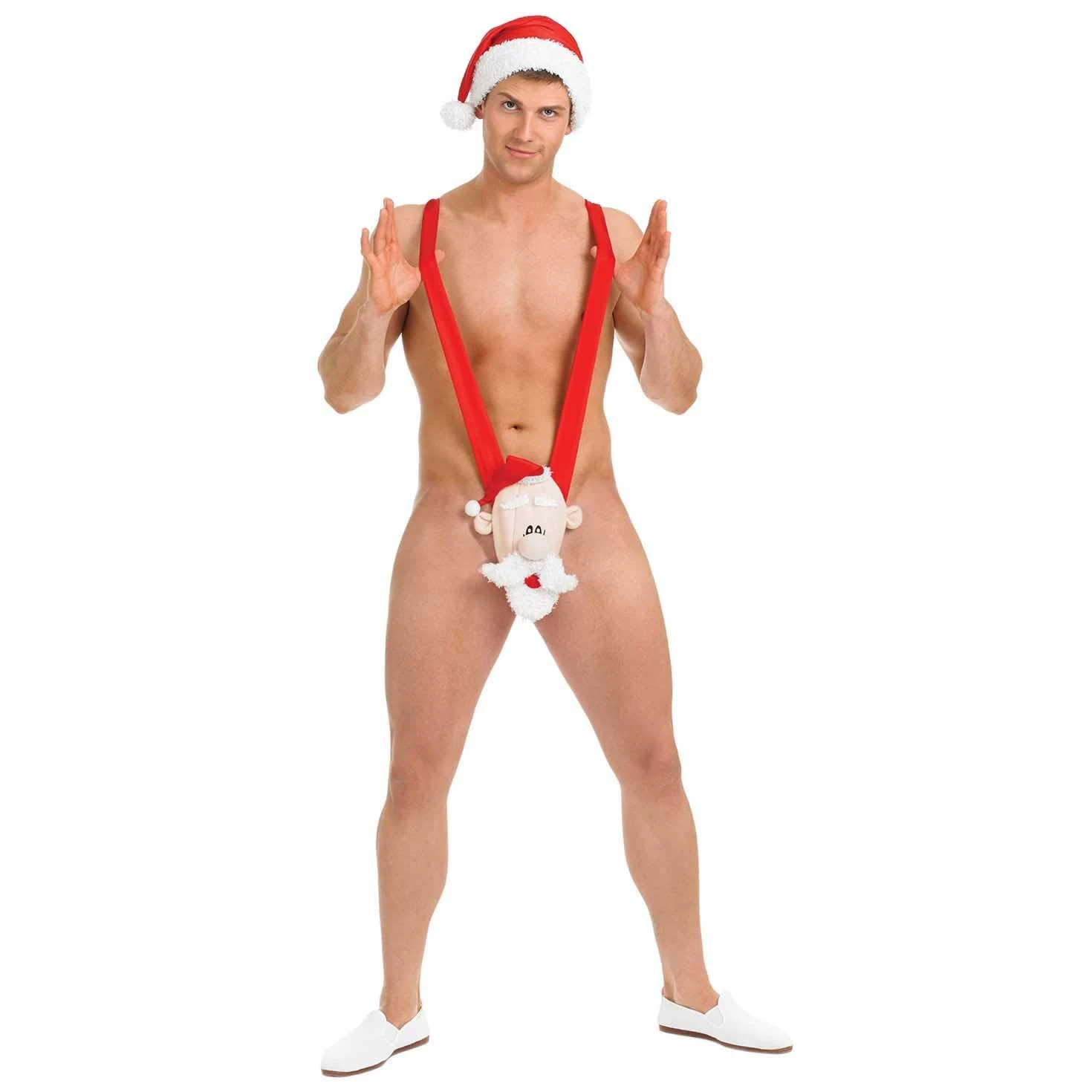 Costume Babbo Natale Mankini Uomo 3 Costume Babbo Natale Mankini Uomo
