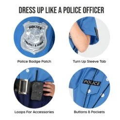 Costume Da Poliziotta Blu Per Ragazze -Vendite Morphsuits 193d7a3fbb5ecf46db52952242bb7a7460ed33c8c4e640eb9aaf70579dbe321b