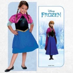 Costume Anna Viandante Frozen Standard Bambina -Vendite Morphsuits 1a68074bea9cff1b653f35a2ecde293da2f392fb2218404cf7d738d55aba36b0