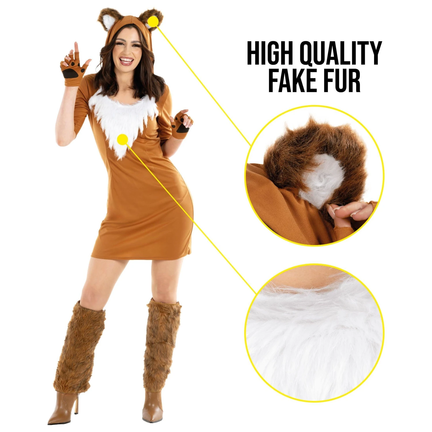 Costume Volpe Donna 5 Costume Volpe Donna - immagine 3