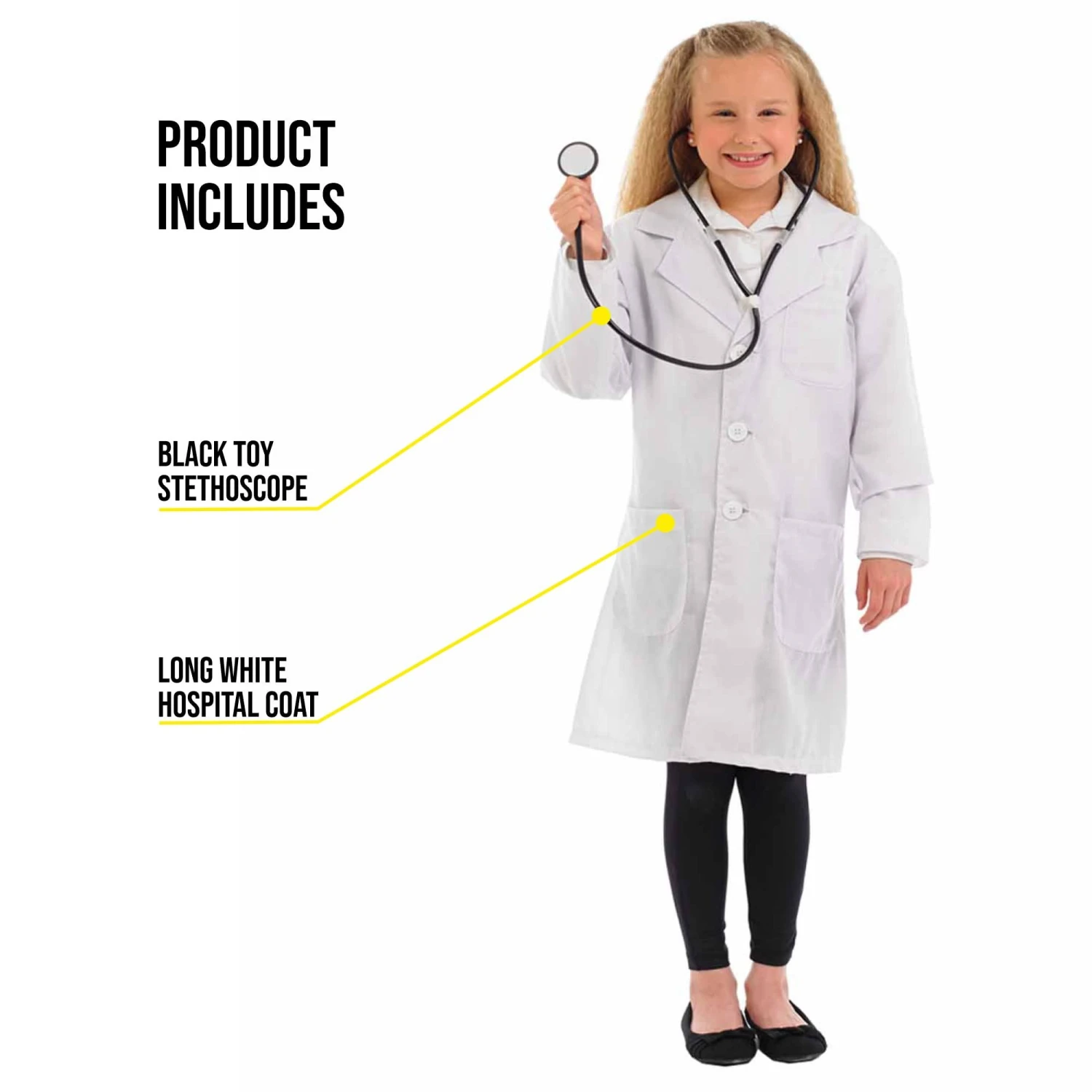 Vestito Carnevale Dottore Bambino 4 Vestito Carnevale Dottore Bambino - immagine 2