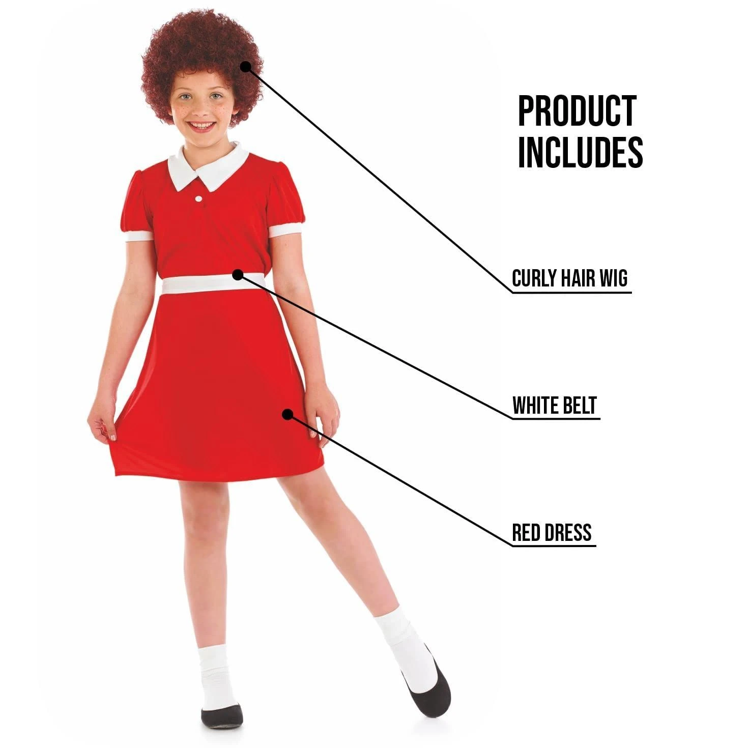 Costume Annie Bambina 4 Costume Annie Bambina - immagine 2