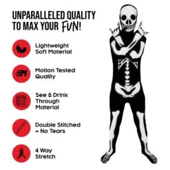 Costume Scheletro Fosforescente Bambini 12 Costume Scheletro Fosforescente Bambini -Vendite Morphsuits 39fd38c7d085272bb9d5f4e42574e6a300731bfd742f109611bb461acdf9adb7