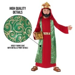 Kids Red Nativity King Costume -Vendite Morphsuits 3a9f7fe1d36f43fc7d5bb6521cf6c0e71a237603c5718ddf098b940ec4386c94