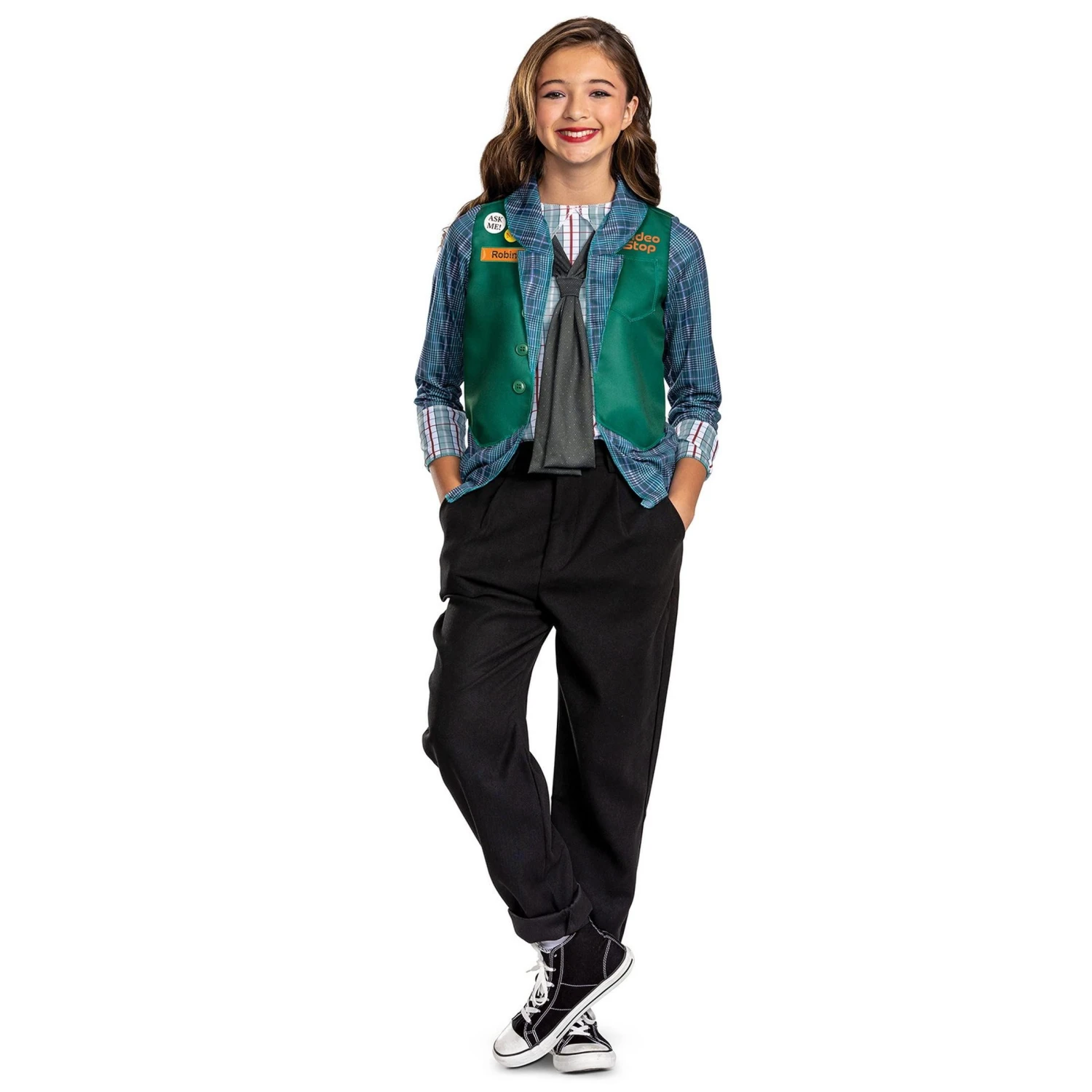 Kids Robin Video Stop Stranger Things Costume 3 Kids Robin Video Stop Stranger Things Costume