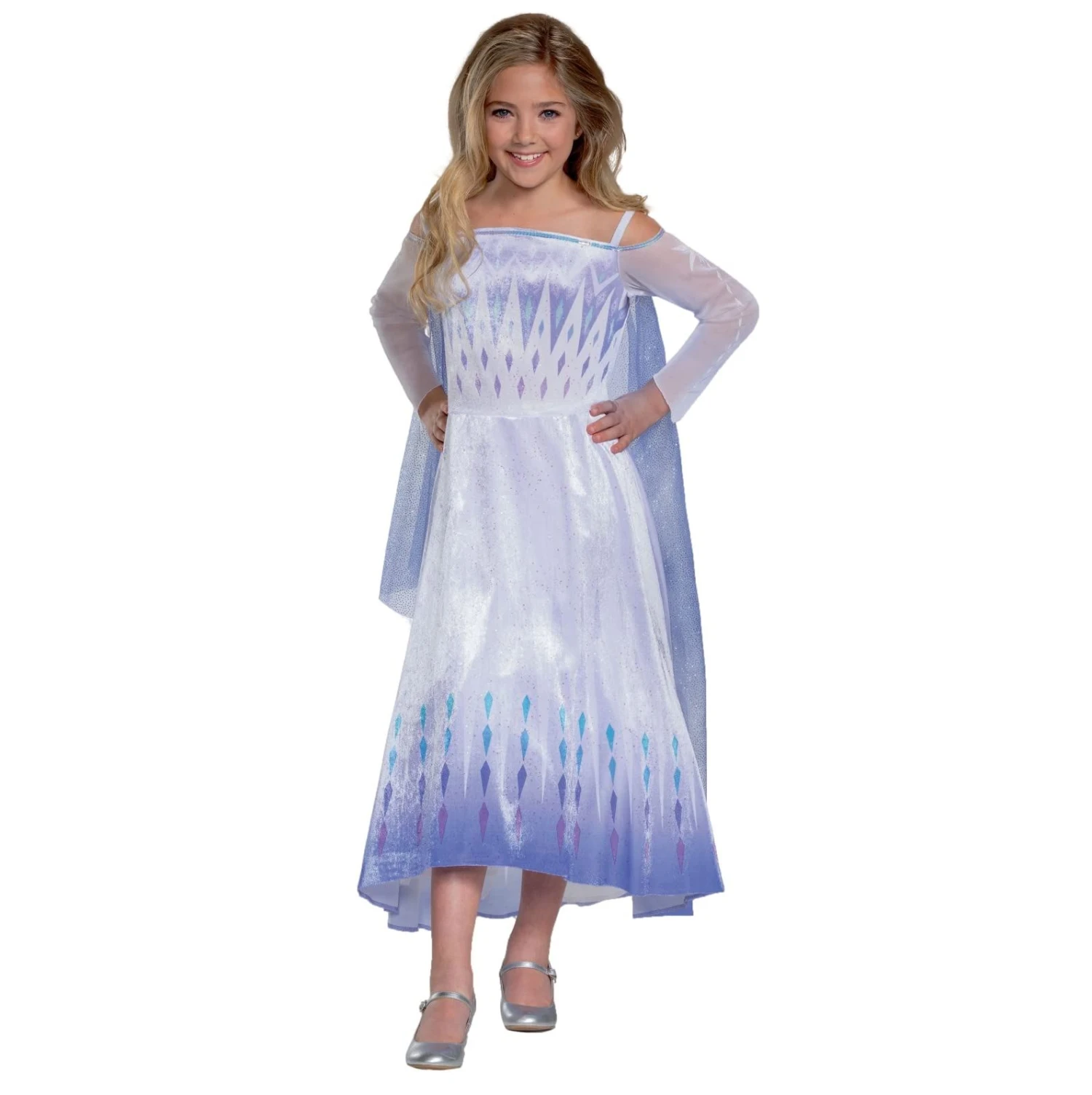 Costume Elsa Regina Frozen 2 Deluxe Bambina 3 Costume Elsa Regina Frozen 2 Deluxe Bambina