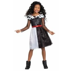 Costume Crudelia De Mon Classico Bambina