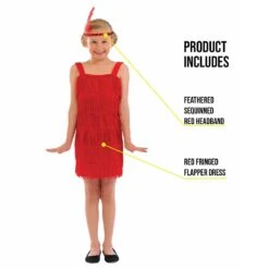 Kids Red Flapper Girl 20's Costume Dress 7 Kids Red Flapper Girl 20's Costume Dress -Vendite Morphsuits 43cadcfec4bda8bd66eb5af7108ae39814a5237e5aeb8f5d2d8474bc401a5292