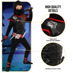 Costume Da Ninja Mortale Nero E Rosso Per Bambini 14 Costume Da Ninja Mortale Nero E Rosso Per Bambini -Vendite Morphsuits 44e6b7751b08102269f02305f4ca7f63583fb54a281db7c95f4593e061375039