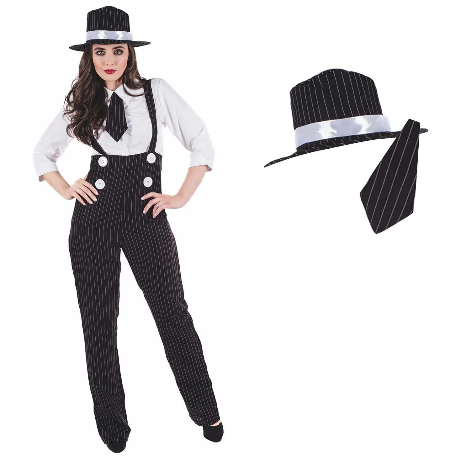 Costume Gangster Donna 5 Costume Gangster Donna - immagine 3