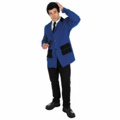 Costume Teddy Boy Blu Adulti