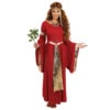 Costume Principessa Medievale Rosso Donna -Vendite Morphsuits 5055305469354.main