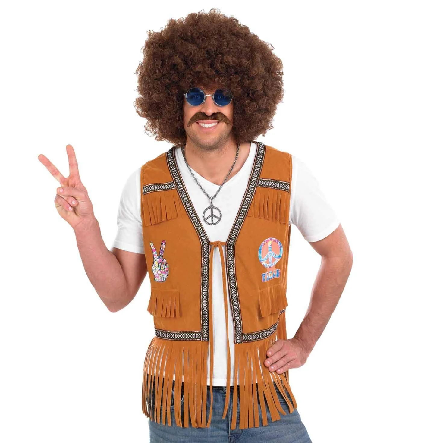 Gilet Hippie Uomo 6 Gilet Hippie Uomo - immagine 4