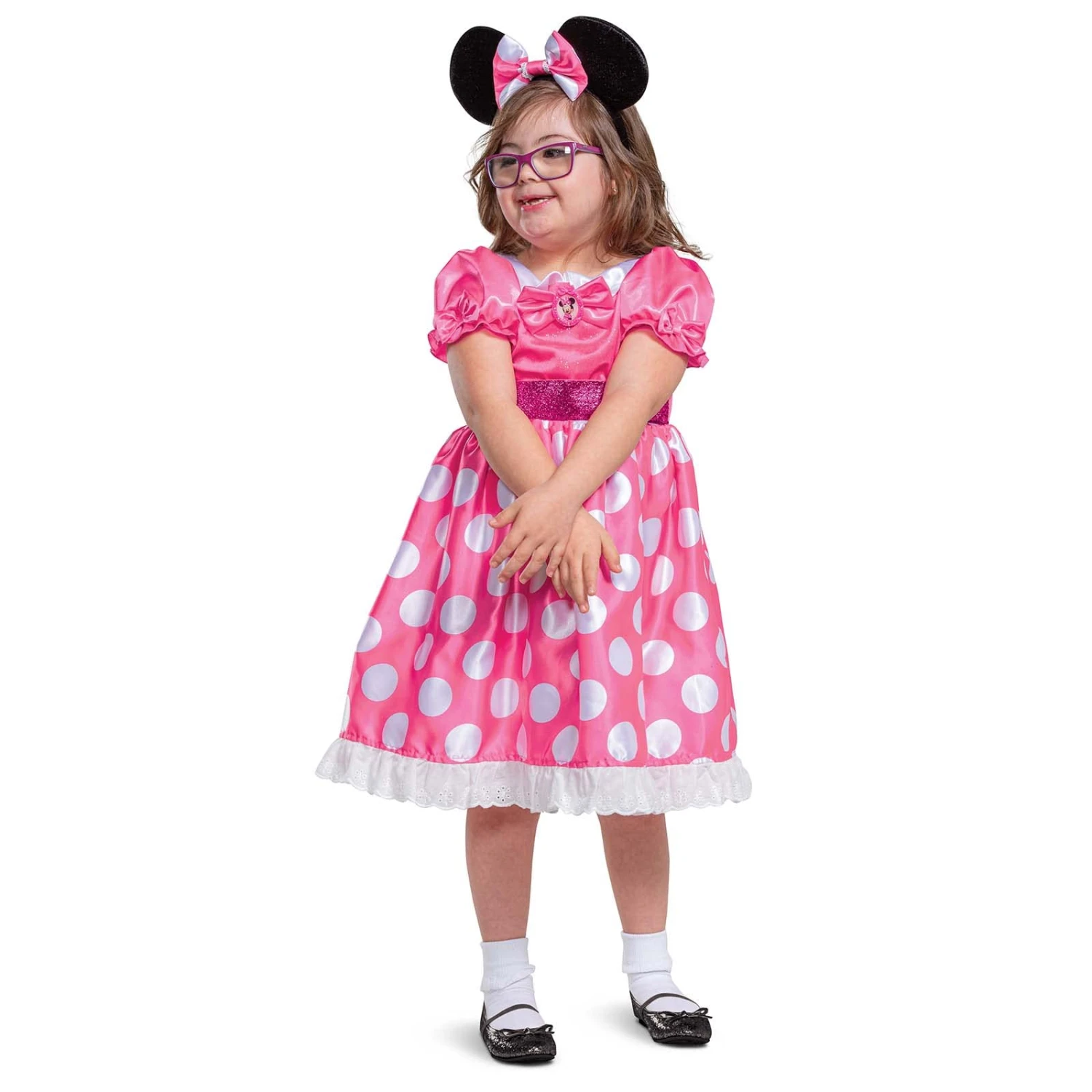 Costume Minnie Rosa Bambina 4 Costume Minnie Rosa Bambina - immagine 2