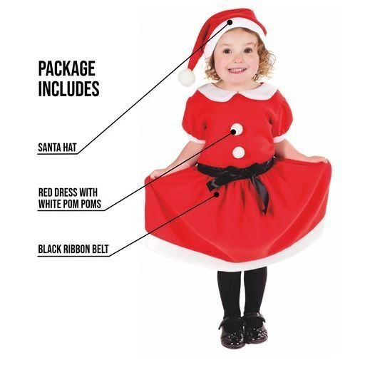 Costume Babbo Natale Bambina 4 Costume Babbo Natale Bambina - immagine 2