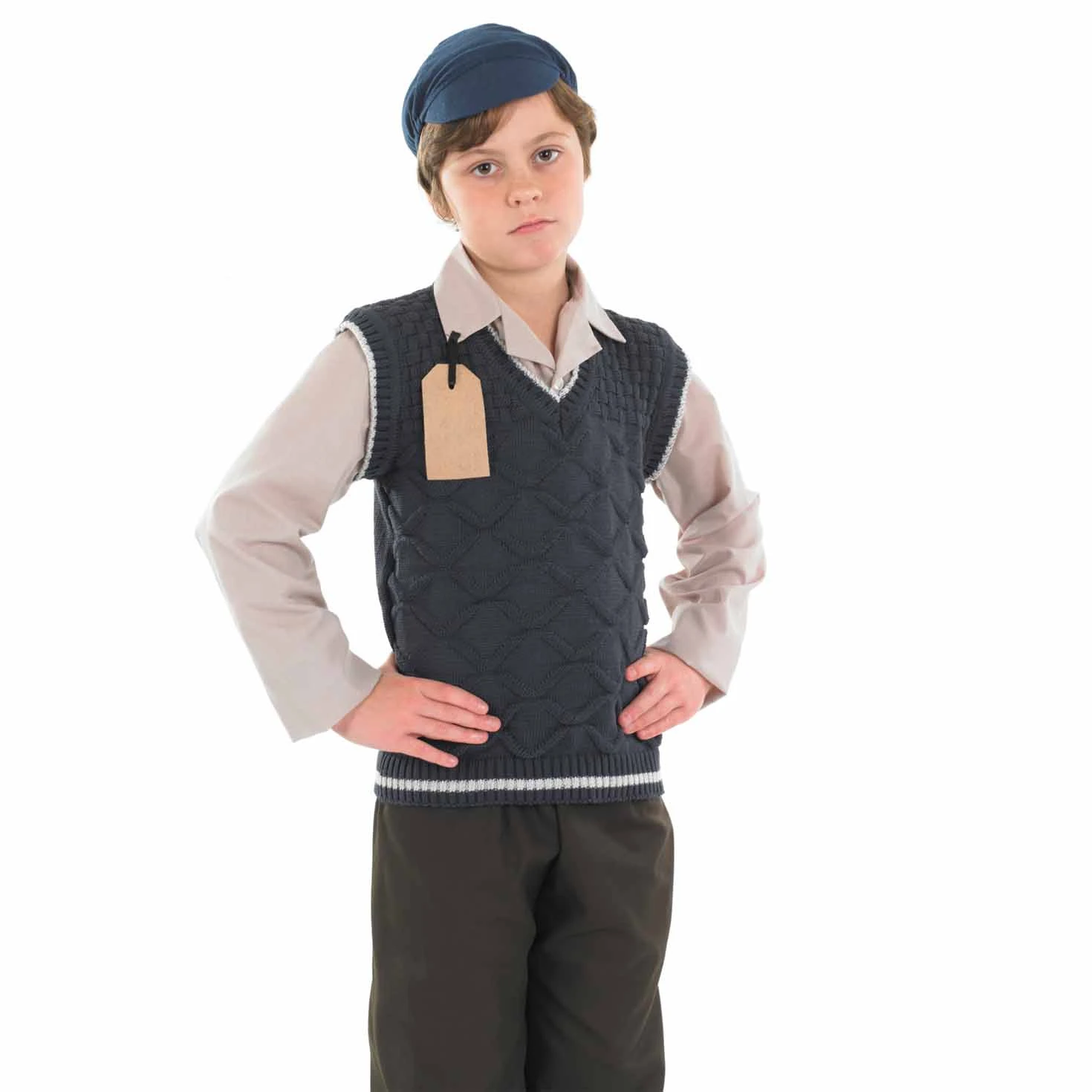 Costume Scolaretto Sfollato Bambino 6 Costume Scolaretto Sfollato Bambino - immagine 4