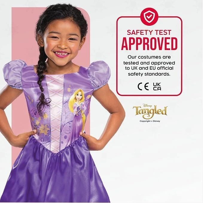 Vestito Rapunzel Standard Bambina 6 Vestito Rapunzel Standard Bambina - immagine 4