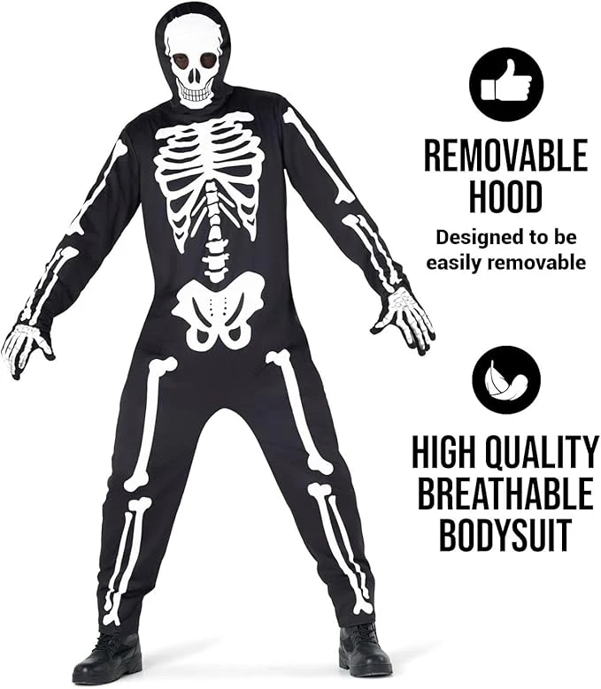 Tuta Da Uomo Con Scheletro 4 Tuta Da Uomo Con Scheletro - immagine 2