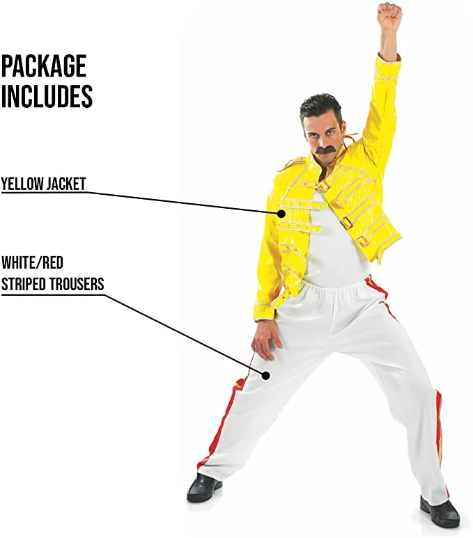 Costume Da Leggenda Del Rock Uomo 4 Costume Da Leggenda Del Rock Uomo - immagine 2