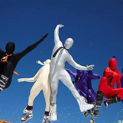 Morphsuit Argento Adulto 8 Morphsuit Argento Adulto - immagine 6