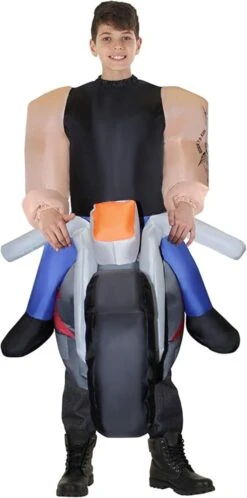 Kids Biker Gang Inflatable Costume -Vendite Morphsuits 61nccoe kcl. ac sx679