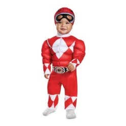 Costume Power Ranger Rosso Bambini -Vendite Morphsuits 67368 w