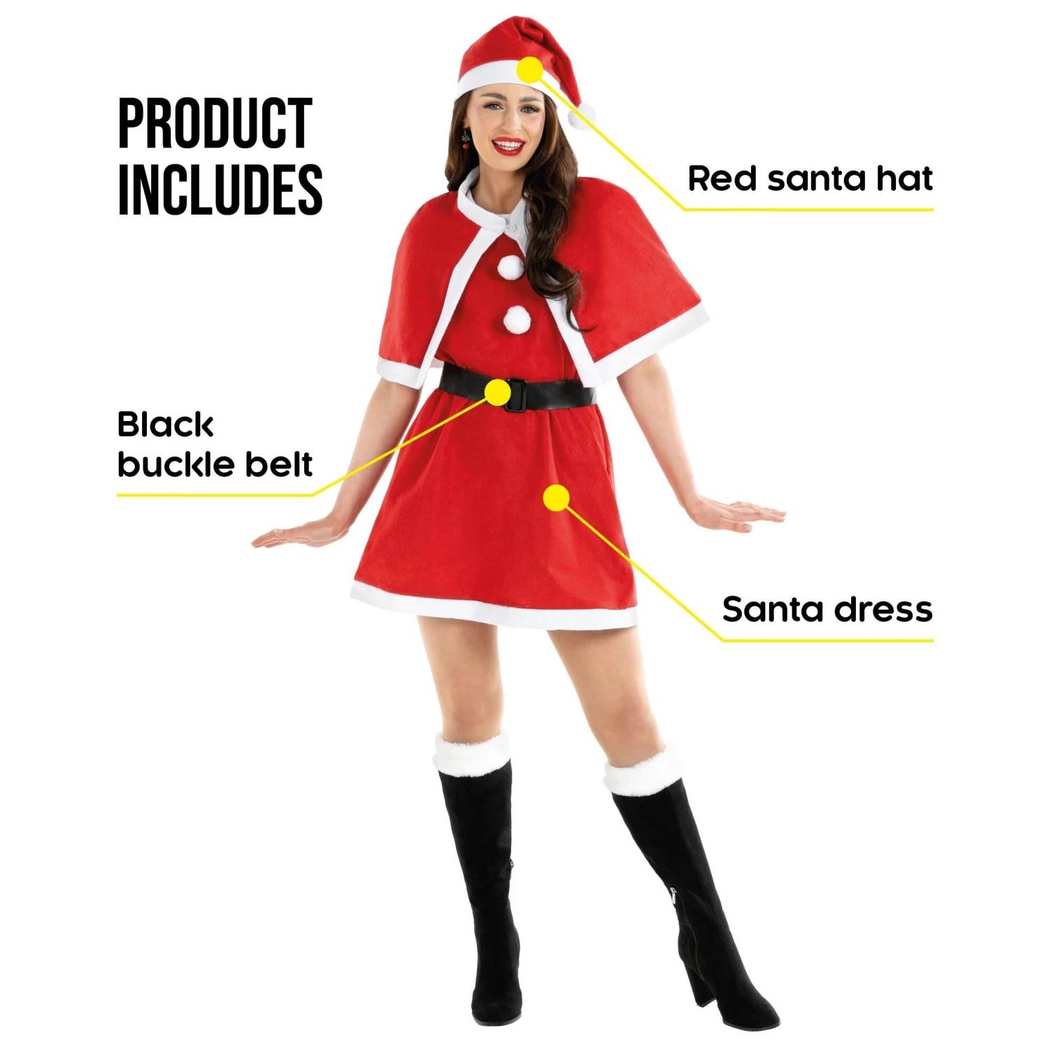 Costume Babbo Natale Provocante Per Donna 4 Costume Babbo Natale Provocante Per Donna - immagine 2