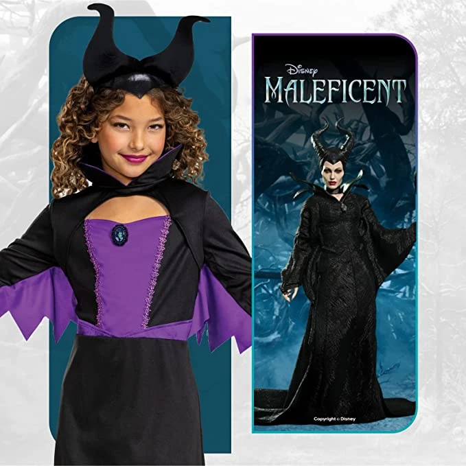 Kids Disney Maleficent Classic Costume 6 Kids Disney Maleficent Classic Costume - immagine 4