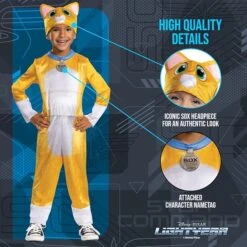 Costume Classico Di Sox Il Gatto Lightyear Per Bambini 11 Costume Classico Di Sox Il Gatto Lightyear Per Bambini -Vendite Morphsuits 71a3slzhegl. ac sx679