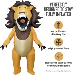 Costume Da Leone Gonfiabile Per Bambini 11 Costume Da Leone Gonfiabile Per Bambini -Vendite Morphsuits 71hea6rgbql. ac sx679