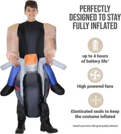 Kids Biker Gang Inflatable Costume -Vendite Morphsuits 71pox9hezul. ac sx679