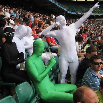 Morphsuit Argento Adulto 7 Morphsuit Argento Adulto - immagine 5