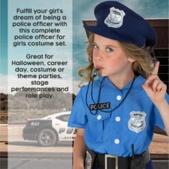 Costume Da Poliziotta Blu Per Ragazze -Vendite Morphsuits 79d9a114becf86fe8c037be0be1ac8edb0ccb260766200480e05d9bbf76d0428