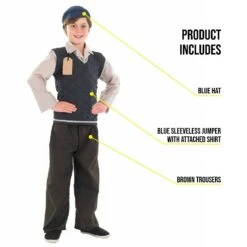 Costume Scolaretto Sfollato Bambino 7 Costume Scolaretto Sfollato Bambino -Vendite Morphsuits 7a2649fbf2572e5ce6391cf26c9512aefa94d56d637afe9c202d2ebabc79d213