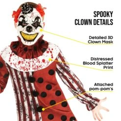 Costume Da Clown Terriente Per Bambini 14 Costume Da Clown Terriente Per Bambini -Vendite Morphsuits 7c8fe73542f689166fbd612b49ac3bc0990da3ca68857a88d1f2b46c760018d5