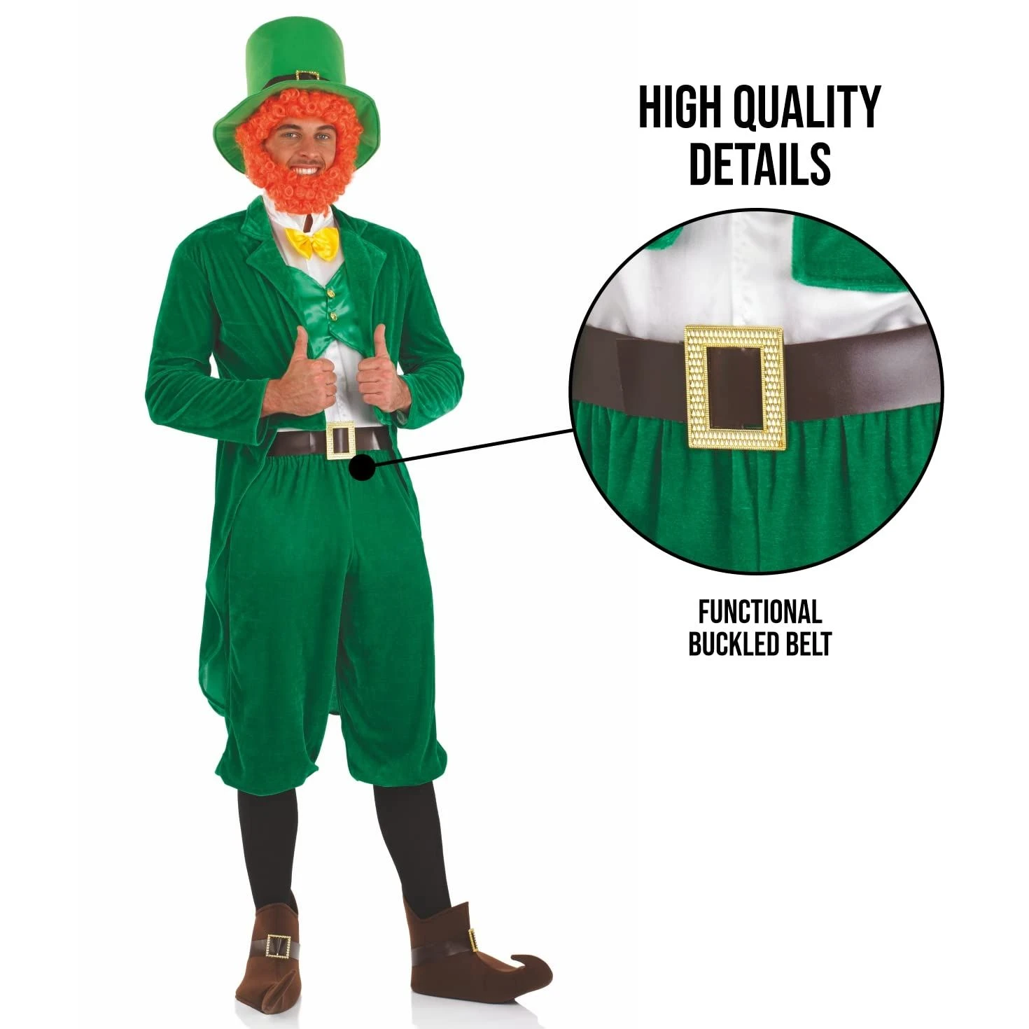 Costume Leprecauno Adulto 6 Costume Leprecauno Adulto - immagine 4