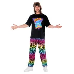 Costume Da Festaiolo Anni '80 Da Uomo 17 Costume Da Festaiolo Anni '80 Da Uomo -Vendite Morphsuits 80s party dude costume mens 4