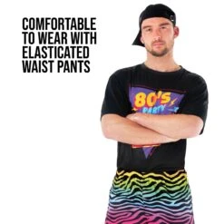 Costume Da Festaiolo Anni '80 Da Uomo 13 Costume Da Festaiolo Anni '80 Da Uomo -Vendite Morphsuits 80s party dude costume mens 7