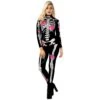 Tutina Scheletro Con Rose Donna 2 Tutina Scheletro Con Rose Donna -Vendite Morphsuits 84e0zeeg 1