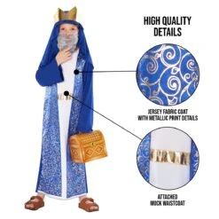 Kids Blue Nativity King Costume 11 Kids Blue Nativity King Costume -Vendite Morphsuits 887513100010.pt02