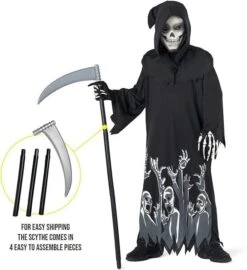 Kids Grim Reaper Glow In The Dark Costume -Vendite Morphsuits 88bc36dc386701dde101af6d23d8a61c0e0eca4eda850dd86be054d248f7d8e3