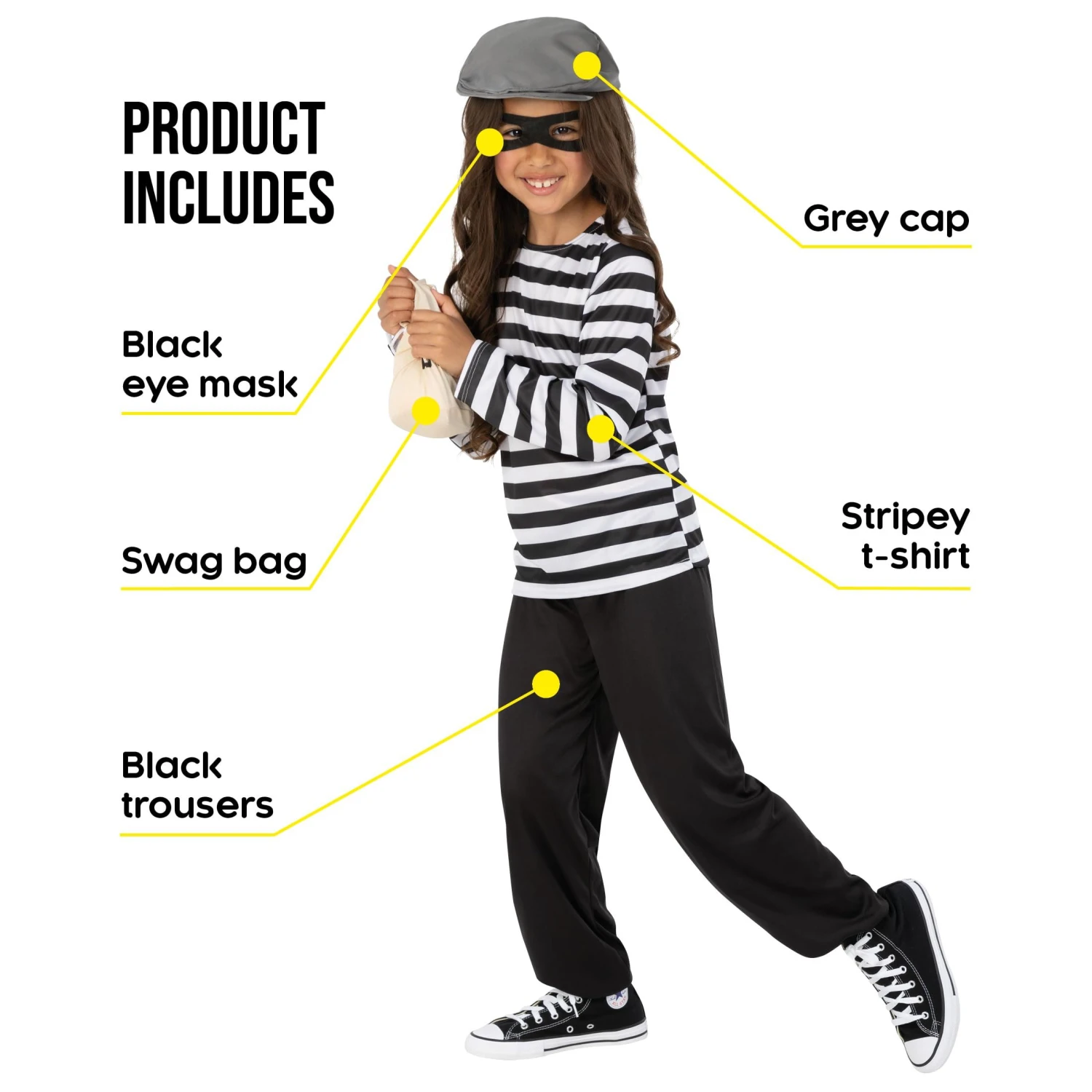 Costume Ladro Bambino 4 Costume Ladro Bambino - immagine 2