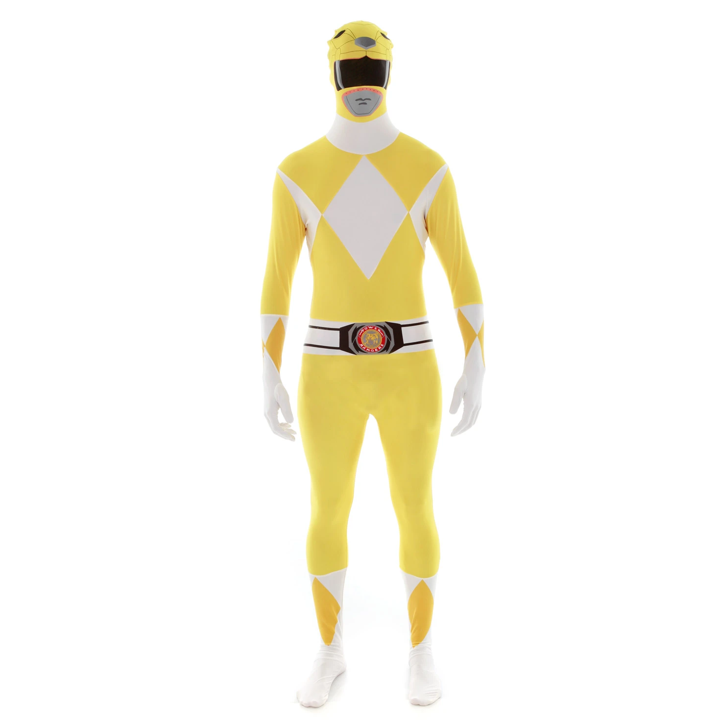 Costume Power Ranger Giallo Adulto 5 Costume Power Ranger Giallo Adulto - immagine 3