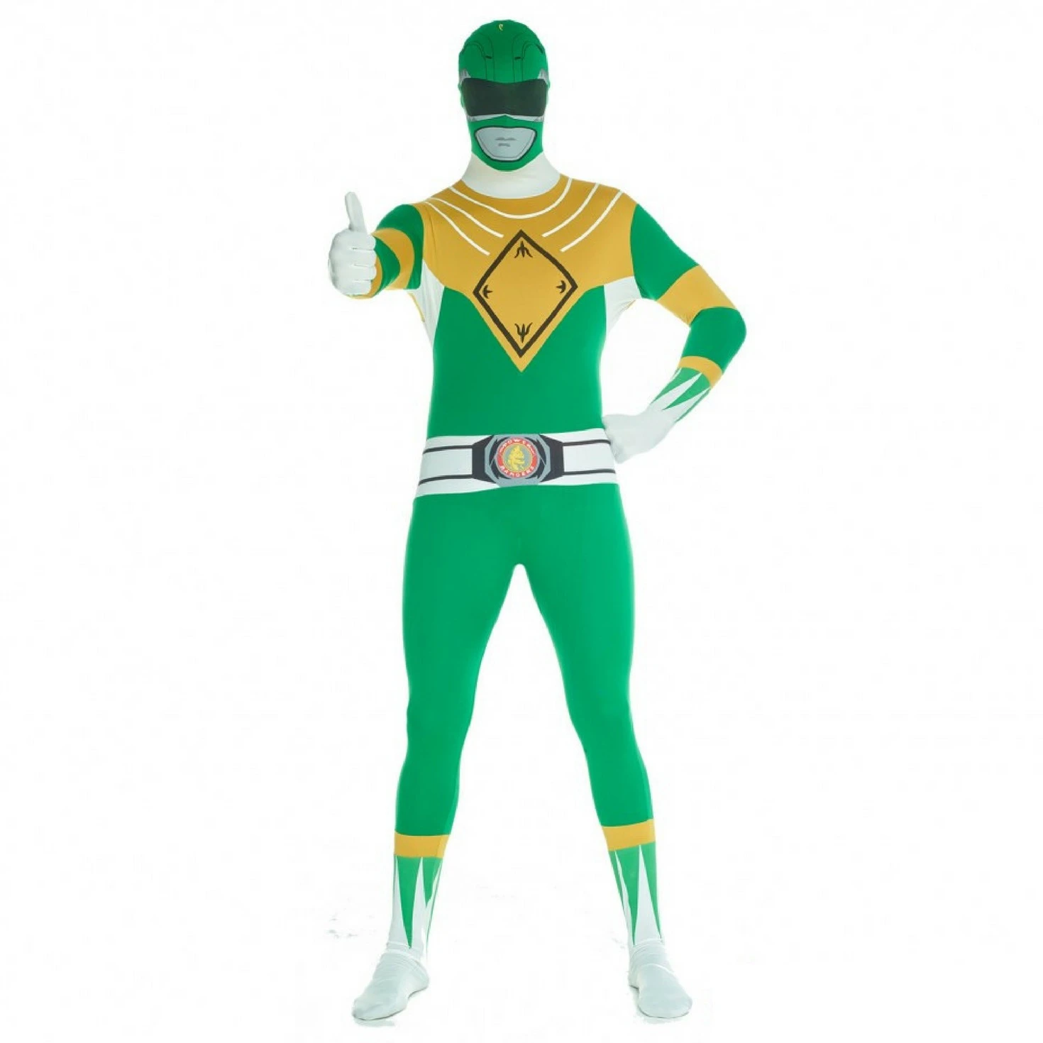 Costume Power Ranger Verde Adulto 3 Costume Power Ranger Verde Adulto