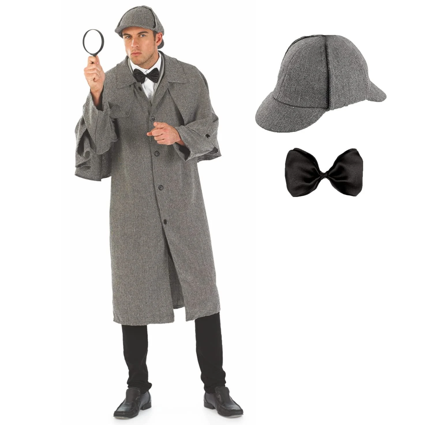 Costume Detective Vittoriano Uomo 6 Costume Detective Vittoriano Uomo - immagine 4