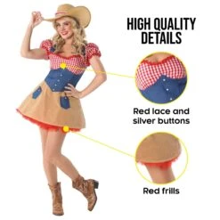 Costume Cowgirl 9 Costume Cowgirl -Vendite Morphsuits 94eb716b7d9da58ebd209700781187483fc1704b0fef1cb7d8ac2c751b6821d8